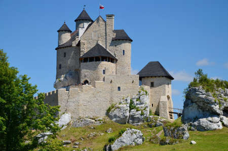 Castle in Poland (Bobolice)のeditorial素材