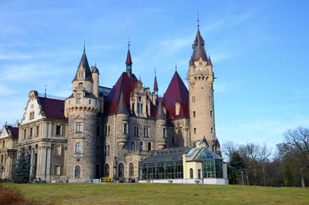 Palace in Poland (Moszna)のeditorial素材