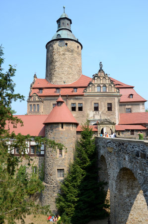 Castle Czocha in Polandのeditorial素材