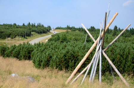 Giant Mountains in Polandの写真素材