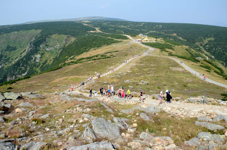 Giant Mountains in Polandの写真素材