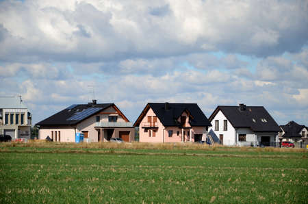 Houses in the suburbの写真素材