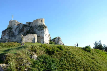 Castle Rabsztyn in Polandのeditorial素材