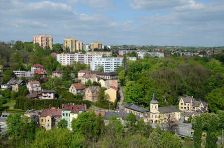View of Cieszyn in Polandのeditorial素材