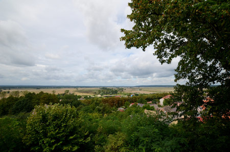 View of Cedynia in Poland