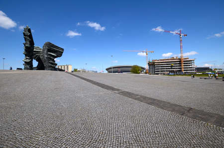 Silesian Insurgents Monument in Katowice, Polandのeditorial素材