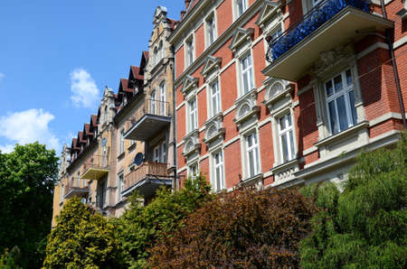 Old building in Gliwice (Poland)の写真素材