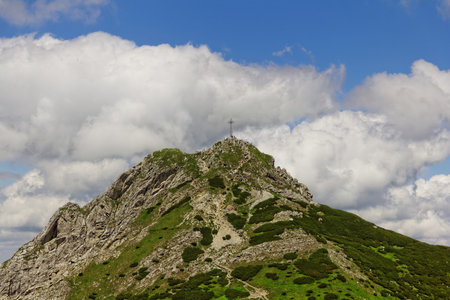 giewont peak in Polandの写真素材