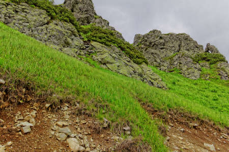 rocks in the mountainsの写真素材