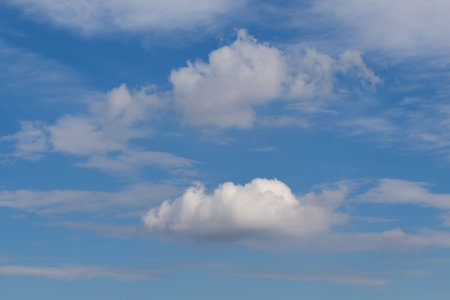 Blue sky with clouds