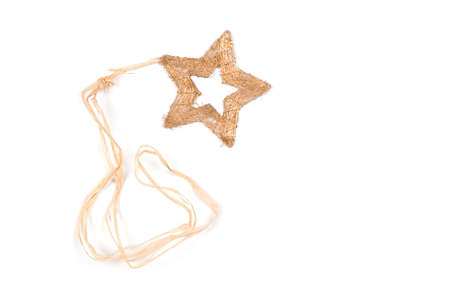 Christmas star on the whiteの写真素材