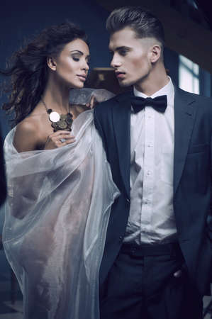 Beauty women and handsome menの写真素材