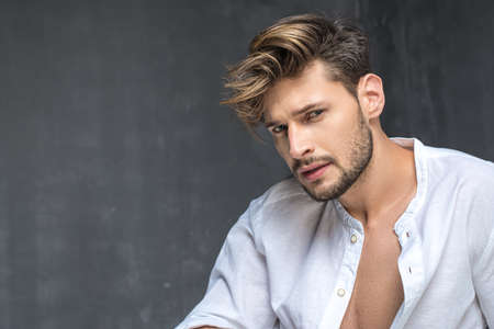 Sexy men in jeansの写真素材