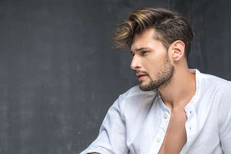 Sexy men in jeansの写真素材