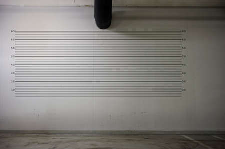 Empty wall. Police lineup or mugshot backgroundの写真素材