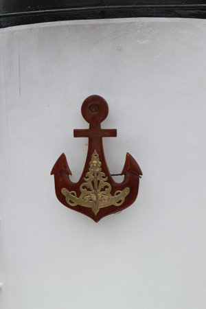 DUBLIN, IRELAND - SEP 08 2019: Mexican sailing ship ARM Cuauhtemoc in Dublin. Tall ship. Liffey River.のeditorial素材