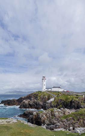 Fanad Head Lighthouse, County Donegal, Ireland. Wild Atlantic Wayの写真素材
