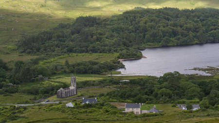 Dunlewy and the Poisoned Glen in Doengal, Ireland. Wild Atlantic Way.の写真素材