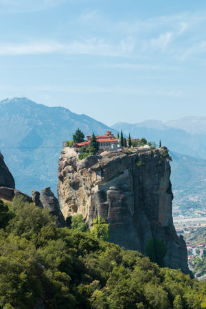 Holy Trinity Monastery in Meteora, Greece.