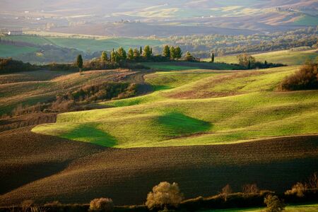 Tuscan Countryside, Italian landscapeの写真素材