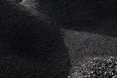 Heaps of coal