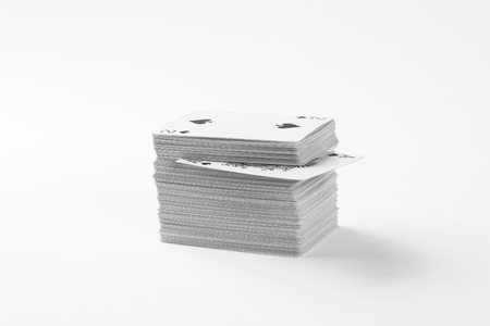 Deck of playing cardsの写真素材