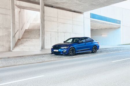 Katowice//Poland - 09.15.2019: BMW 330i with M Performance package. G20 model - 258 hpのeditorial素材