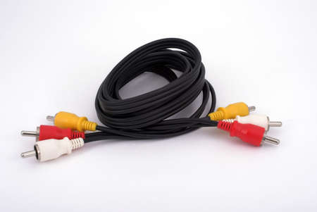 Video - Audio cableの写真素材