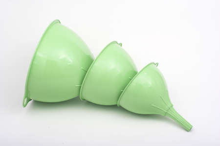 Funnels, three sizesの写真素材
