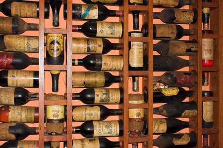 Old Rioja Wine bottles