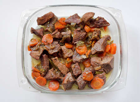 Meat & carrotsの写真素材