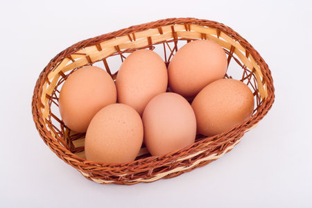 Eggs basketの写真素材