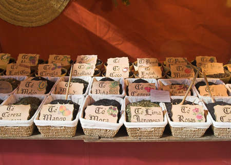 tea marketの写真素材