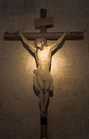 Jesus Christ , baroque of xvii century , Comunidad de Madrid, Spainの写真素材