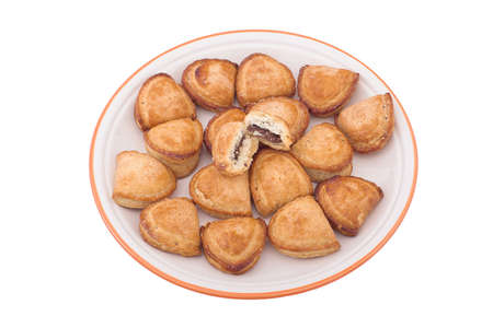 chocolate piesの写真素材