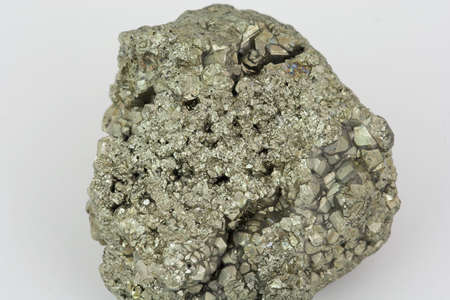 iron pyrite crystalsの写真素材