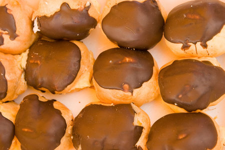 chocolate cakes at the market
