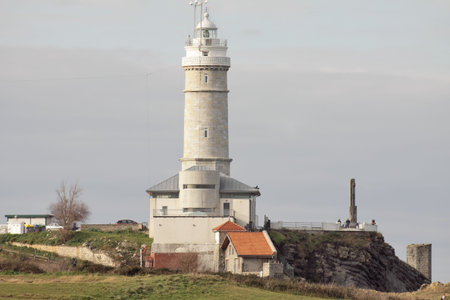 light house of Santander, Spainの写真素材