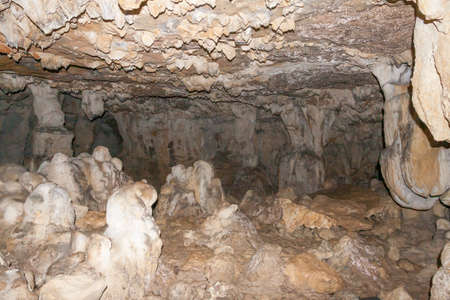 View of a cavern insideの写真素材