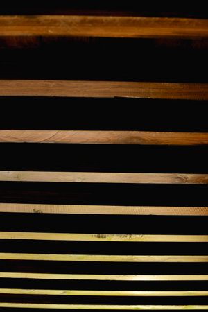Nice contrast of Wooden wall / ceiling