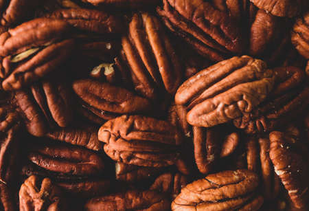 Walnuts details Macro photography, selective focusの写真素材