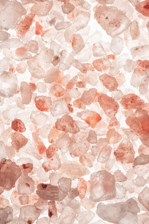 Himalaya Salt macro close up, selective focus