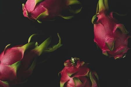 Dragon fruit macro close up, selective focusの写真素材