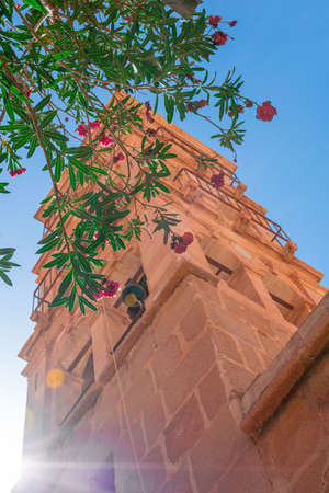 Egypt, chapel in Catherine's monastery on a bright sunny dayの写真素材
