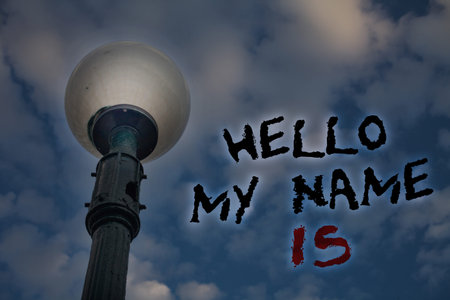 Word writing text Hello My Name Is. Business concept for Introduce yourself meeting someone new...
