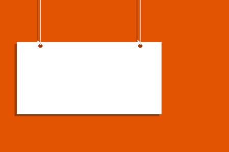 Flat design business vector illustration concept. Business ad for website and promotion banners. empty social media copy space text for your own texts. Template art esp isolatedのイラスト素材