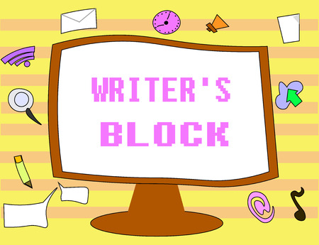 Text sign showing Writer s is Block. Conceptual photo Condition of being unable to think of what to write.の写真素材