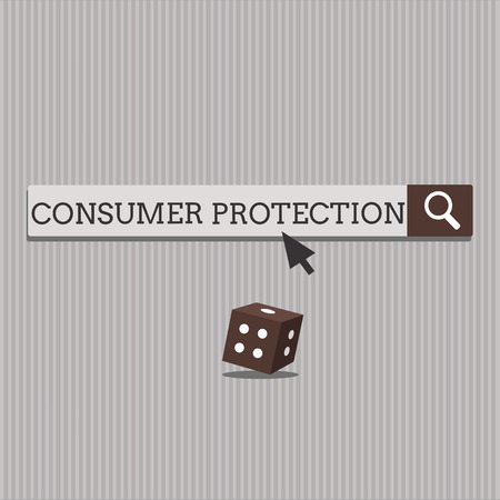 Handwriting text Consumer Protection. Concept meaning Fair Trade Laws to ensure Consumers Rights Protection.の写真素材