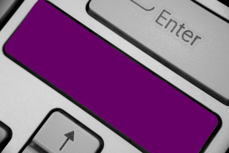 Design business Empty template isolated Minimalist graphic layout template for advertising . Keyboard purple key Intention create computer computing reflection documentの写真素材