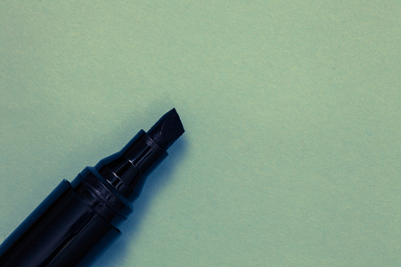 Design business Empty template isolated Minimalist graphic layout template for advertising . Sprinkle blue color on floor black open marker beside some outline textsの写真素材